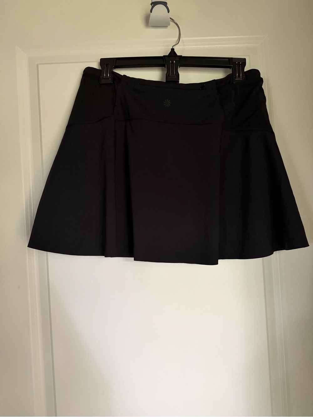 Athleta Black Match Point Athletic Skort Tennis Golf Pickleball Skirt Size M